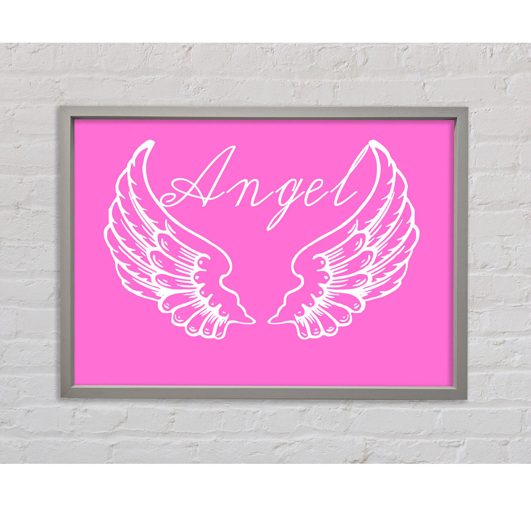 Angel Wings 4 Vivid Pink - Druck