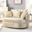 Causeuse pivotante de 57,5 po Keir-189604259