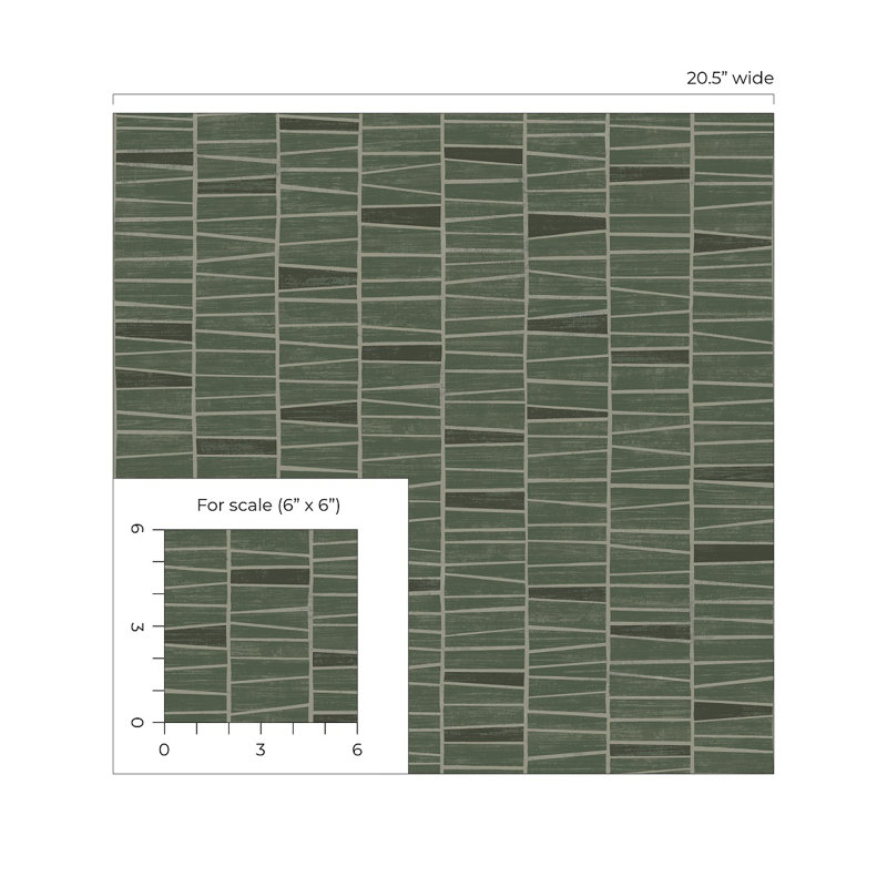 Papier peint adhésif Stacy Garcia Home, Vert