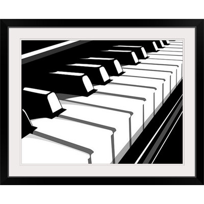 « ii » par michael tompsett, impression Piano Keyboard