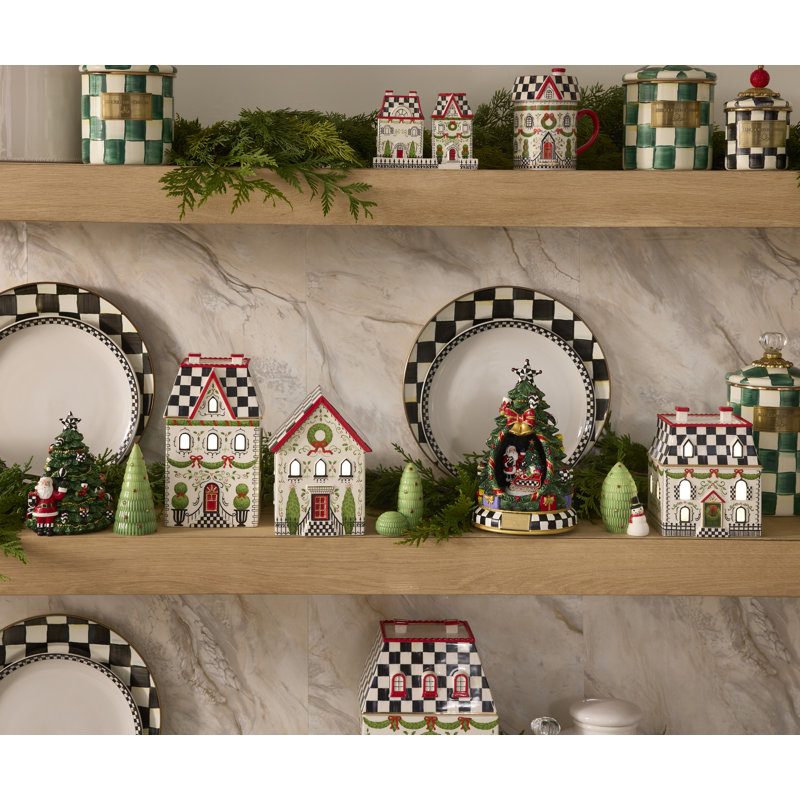 Holly Village Salt And Pepper Set