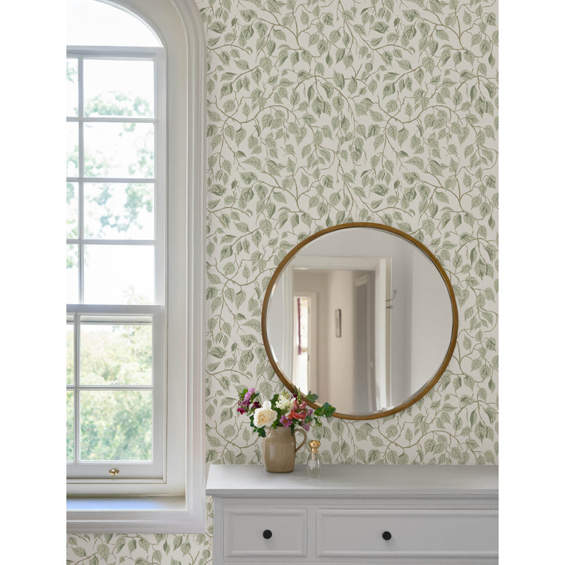 Papier peint Haube sauge, Vert clair