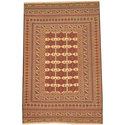 Afghan Wool Geometric Indoor Rug