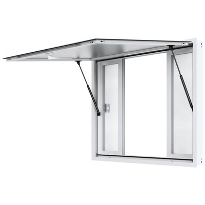 VEVOR 124.5cm W x 10.9cm D Retractable Door / Window Awning