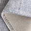 Tapis gris / bleu clair en viscose / laine / coton touffeté à la main Wibbo-1025497785