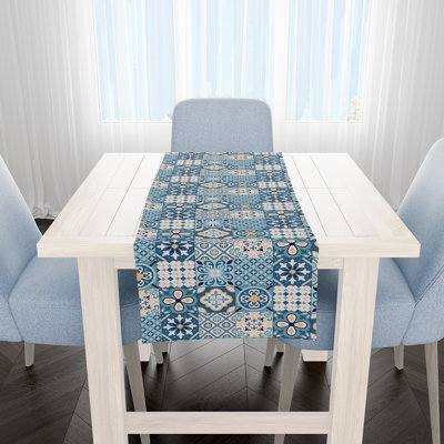 Argyle Patchwork Table Runner