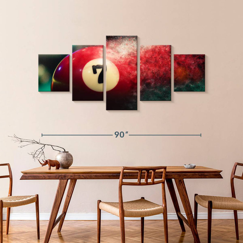 7 Ball, 42" H x 92" W
