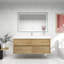 Ensemble de meuble-lavabo mural simple l 59 po Jaydelyn-821587514