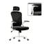 Chaise de bureau ergonomique de style moderne, chaise de bureau à domicile avec appui-tête, chaise d'ordinateur à haut dossier avec accoudoirs et support lombaire réglable pour la salle d'étude de bureau à domicile-1365665201-1365665202