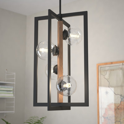 Adonay 4 - Light Dimmable Square / Rectangle Chandelier