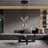 7-Lights Raindrop Solid Thick Glass Pendant light-1130083146