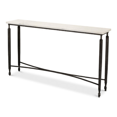Mykos 61'' Marble Top Console Table