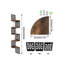 Iron Corner Shelf