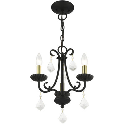 Lustre classique / traditionnel à 5 lumières de style bougie Geovonie