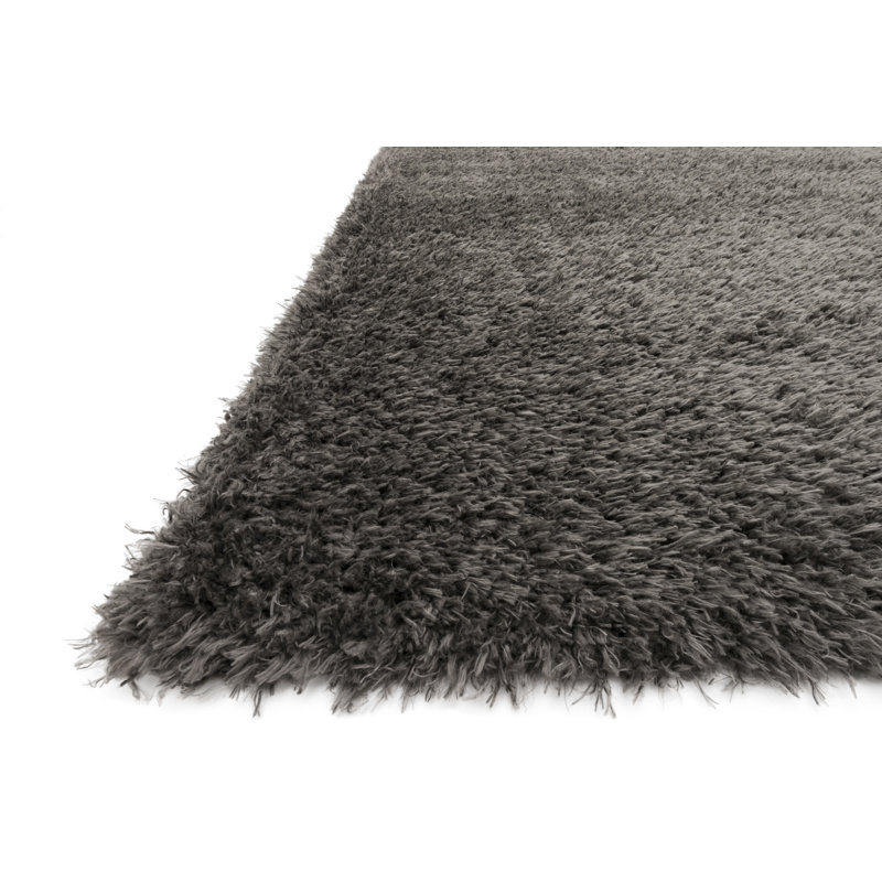 Tapis tissé à la machine gris Marvin, Rectangle 9 pi 3 po x 13 pi