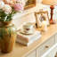 French Country Style Console Cabinet-2070337033