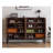 Wabi-Sabi Style Solid Black Walnut Shoe Cabinet-180137941
