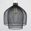 Sigmund 30cm H Metal Novelty Pendant Shade in Black-26661261
