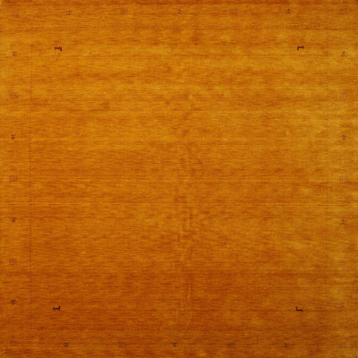 Tapis contemporain orange