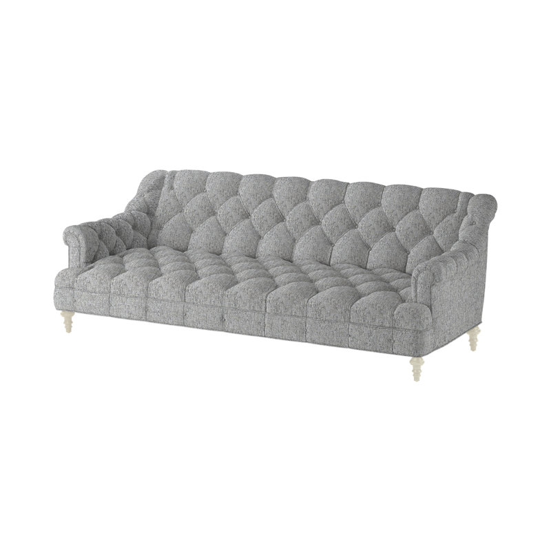 Wingate Tufted Sofa, Milsap Spray (Performance fabric) 1356-93, Salted White