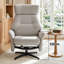 52 cm Wide Fabric Swivel Recliner