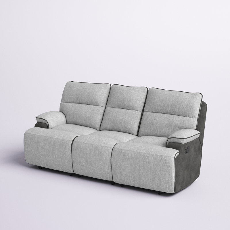Anissia Upholstered 88'' Reclining Sofa