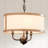 3 - Light Dimmable Drum Chandelier-70048072