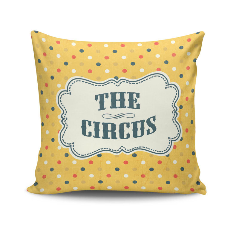 Housse de coussin carré en polyester Enchante