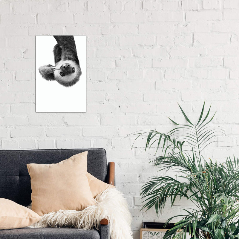Sloth - Wrapped Canvas Print, 66.04 cm H x 45.72 cm W x 3.175 cm D