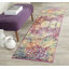 Tapis abstrait rose / vert / jaune Isabea-1377233576