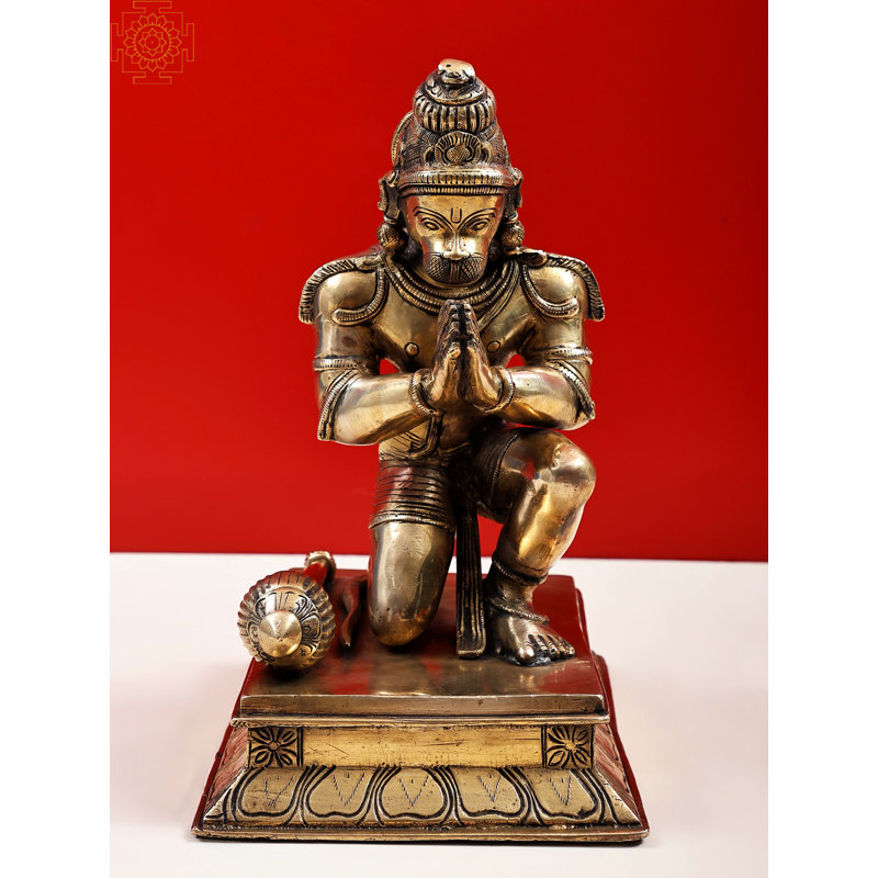 Figurine Hanuman Ji dans Namaskara Mudra