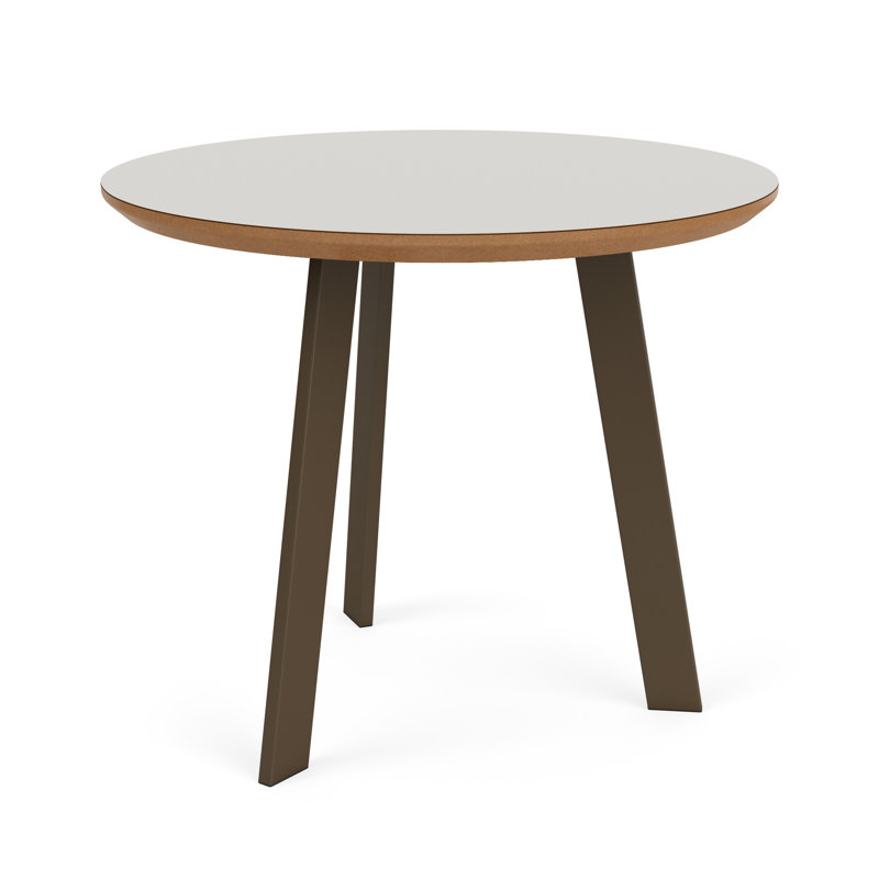 Table de bout Waterfall, Gris Folkstone, Bronze