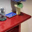 Nordic minimalist console table-177184416