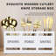 Couverts en bois avec 3 compartiments-973930764