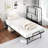 75'' x 38'' Folding Bed w/ Mattress Metal Slat Frame & Gel Memory Foam