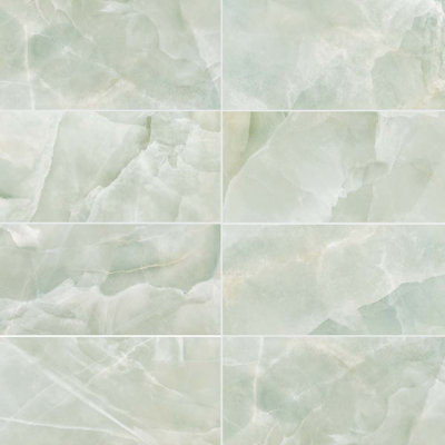 Carreau de porcelaine poli onyx 12 "x 24" Geo Lush