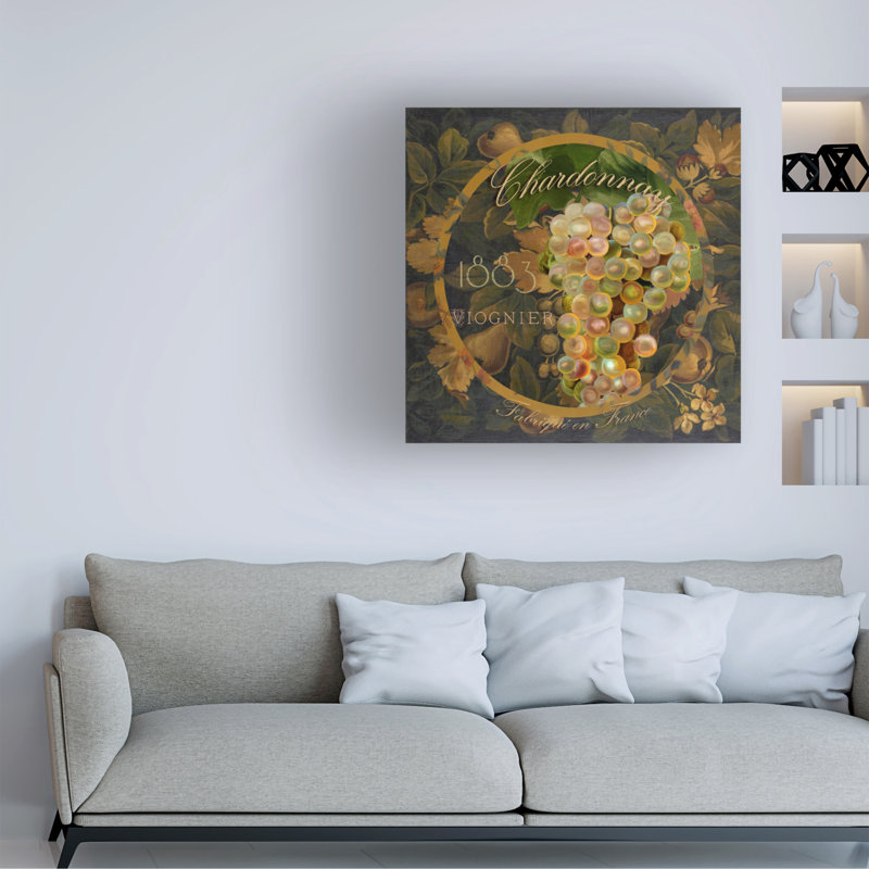 Art sur toile «Rhin Sasha Wines Of France I», H 14 po x l 14 po
