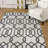 Bursaite Wool Geometric Indoor Rug-18102043