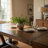 Flint Extendable Dining Table, 108-140 Inch, 2 Folding Leaves, Brown