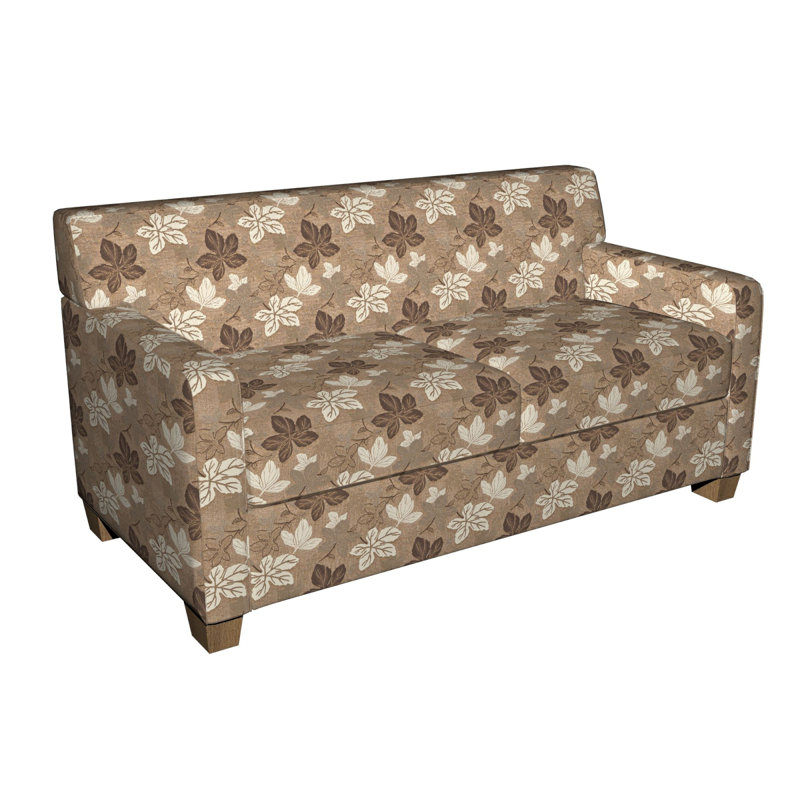 Tissu tweed de feuilles métalliques, Beige