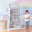 Teamson Kids Deluxe 3-Story Wooden Doll House for 12" Dolls