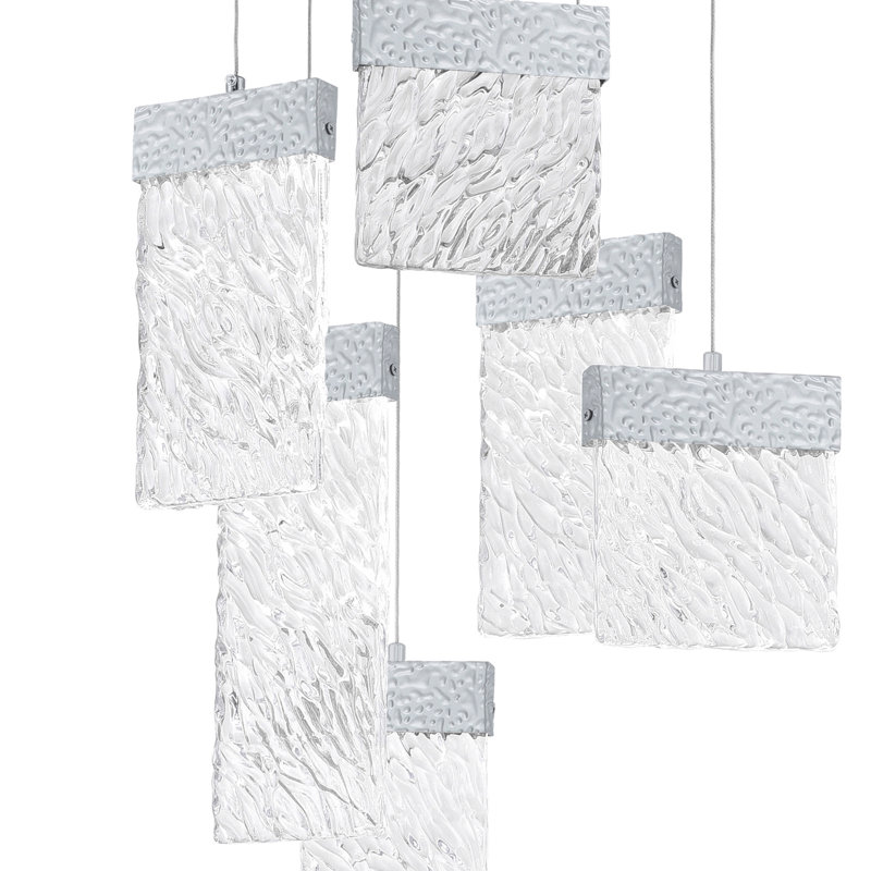 Lustre DEL avec finition étain, Étain