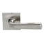Sion Flat Passage (Hall & Closet) Door Lever with Square Rosette-581785696-581785697