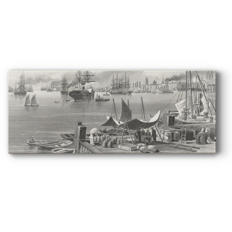 Nouvelle-Orléans - Impression sur toile tendue, H 8 po x l 20 po x P 1,5 po