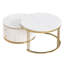 Table basse gigogne 2 tiroirs Design