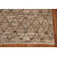 Tapis oriental marocain à motif treillis complet 4 x 6