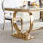 Solway 70.08" Dining Table Set, Modern Kitchen Table For 6 Person (1 Table 6 Chairs)-1440610200