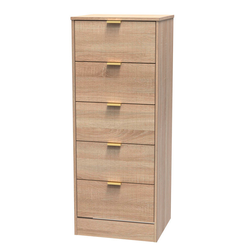 Barriner Bedside Table, Bardolino Oak