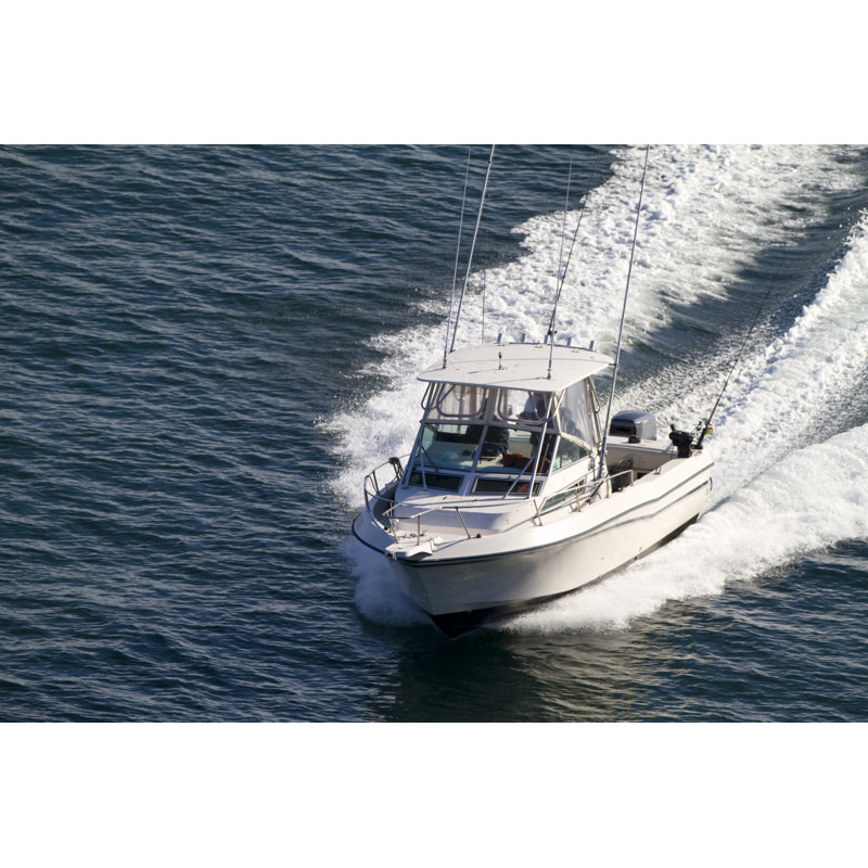 Sport Fishing Boat by Chris_Fisher - No Frame Art Prints on Canvas, 20cm H x 30cm W
