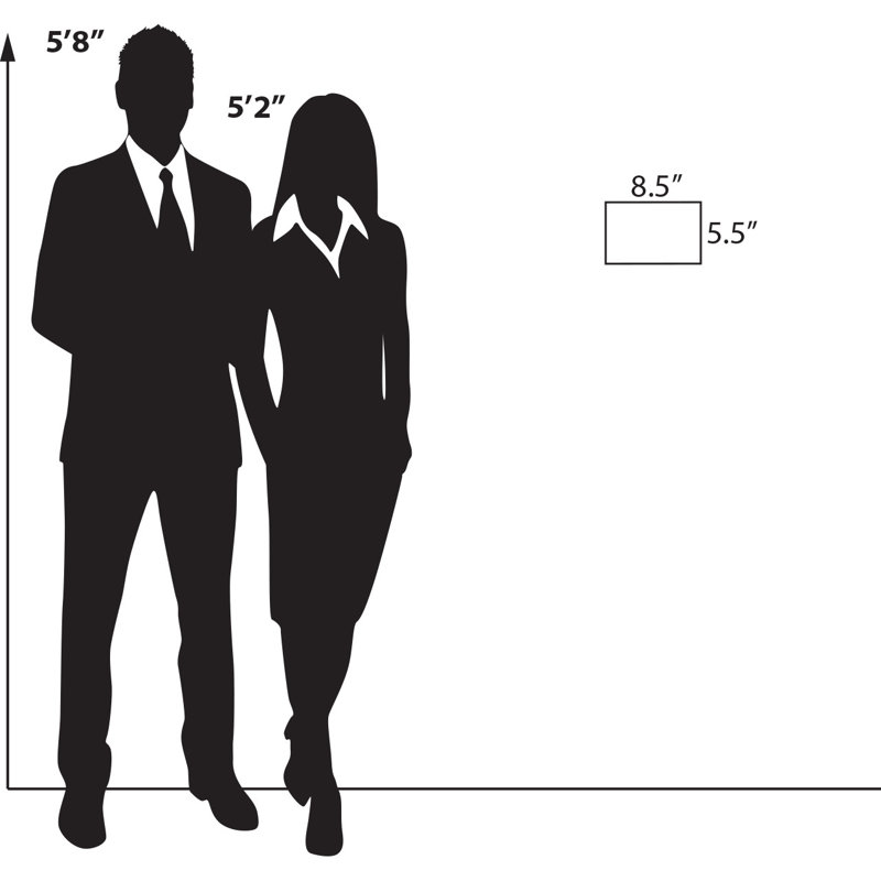 Self Adhesive Acrylic Wall Sign Holder Frame